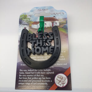 Turf " Bless This Home " Wall Hanging