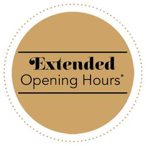 Extended Opening Hours!!