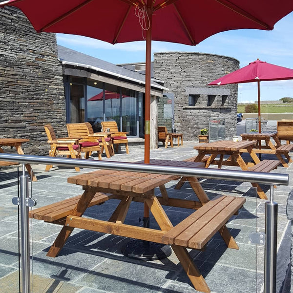 Enjoy our new patio area with great views