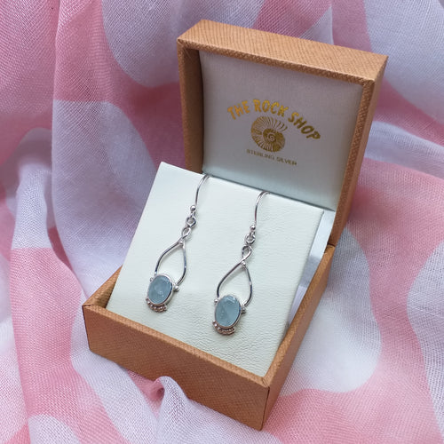 Aquamarine Drop Earrings