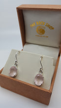 Rose Quartz drop earrings