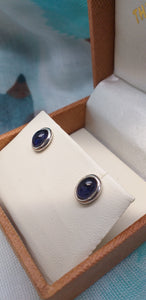 Iolite Stud Earring